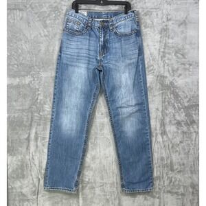 John B Stetson Jeans 33x34 Standard 1520 Straight Leg Blue Western Relaxed Vtg